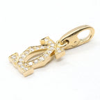 Cartier 2C Charm · 18K Yellow Gold · Diamond