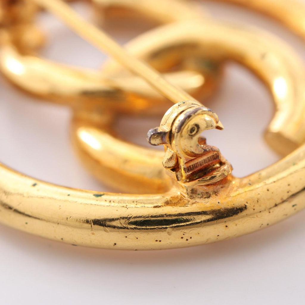 Chanel Vintage COCO · Gold Plated Brooch