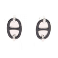 Hermès Mini Maillon Earrings · Steel