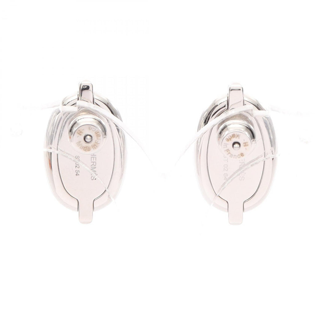 Hermès Mini Maillon Earrings · Steel
