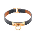 Hermès Micro Rival · Leather Bracelet