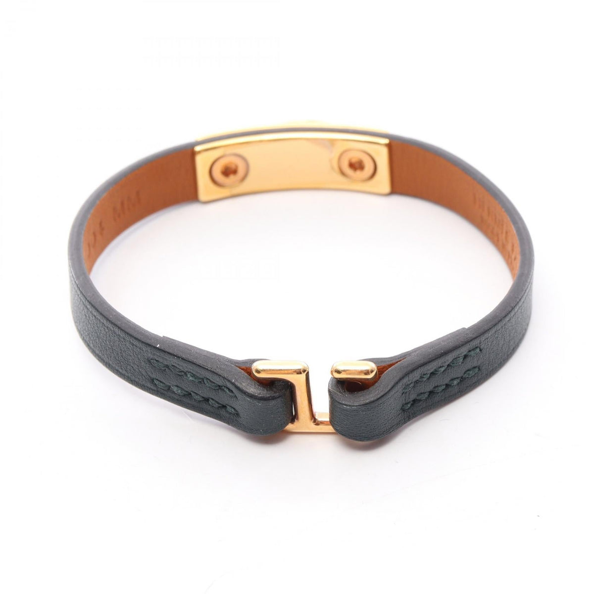 Hermès Micro Rival · Leather Bracelet