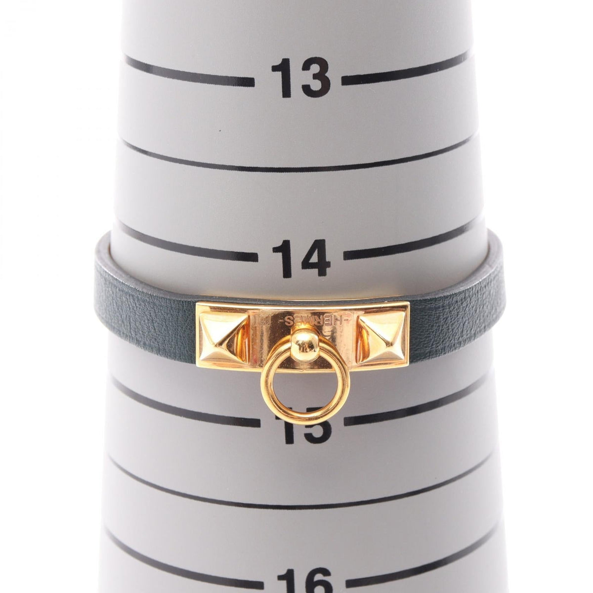 Hermès Micro Rival · Leather Bracelet