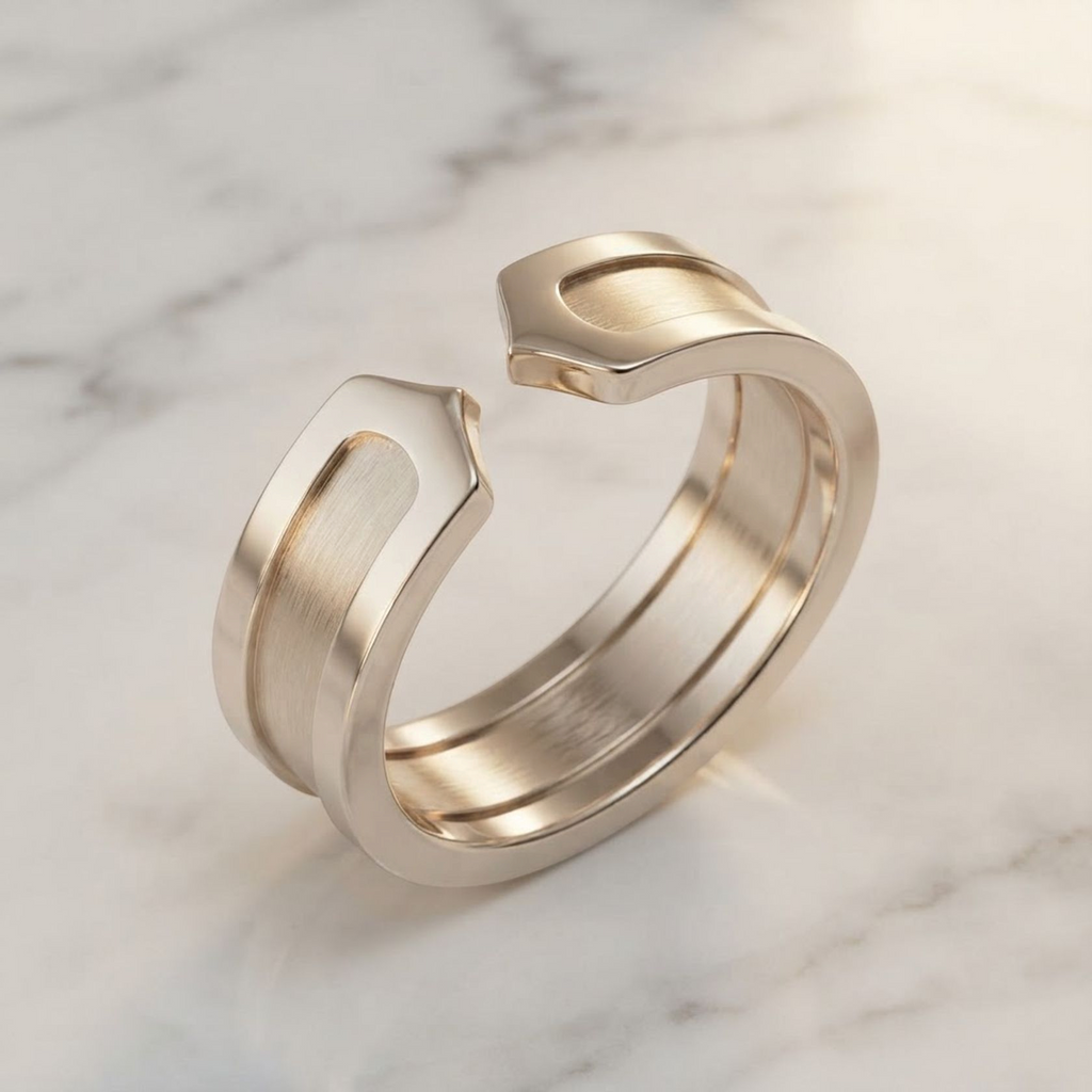 Cartier C2 Ring · 18K White Gold