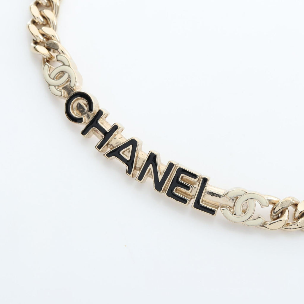 CHANEL COCO Logo Choker · Gold Plated