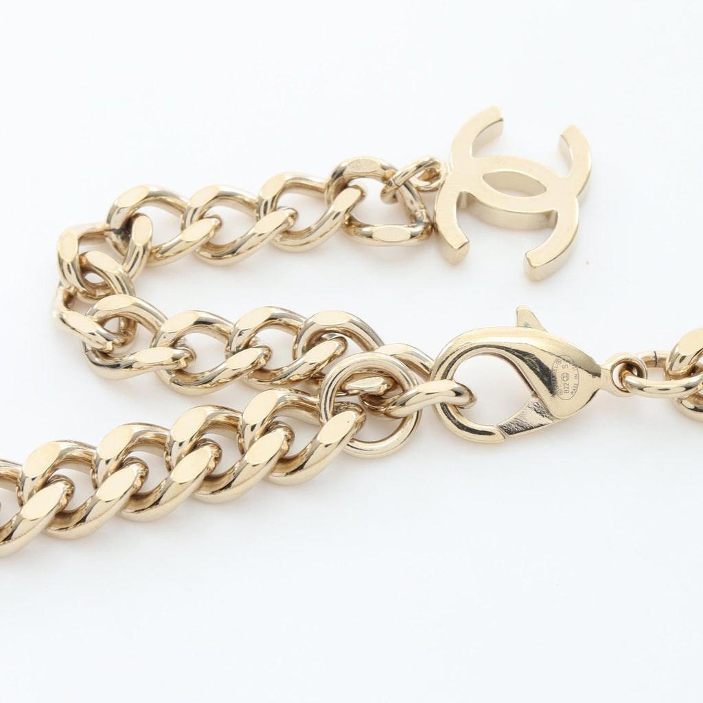 CHANEL COCO Logo Choker · Gold Plated
