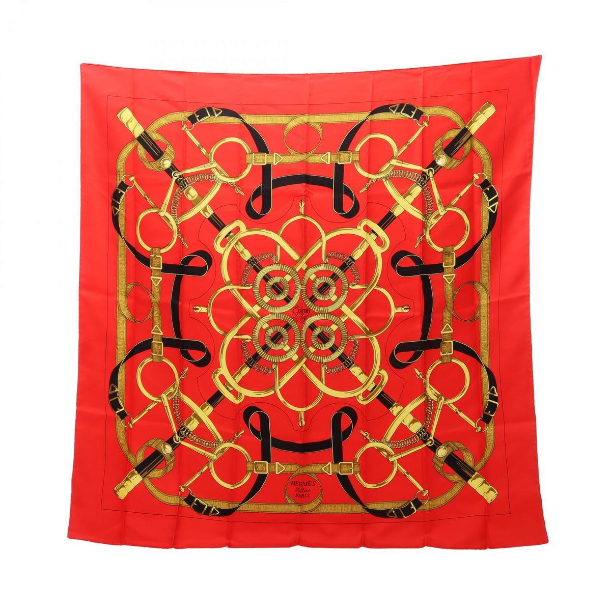 Hermès Carré 90 · Eperon d'Or · Silk