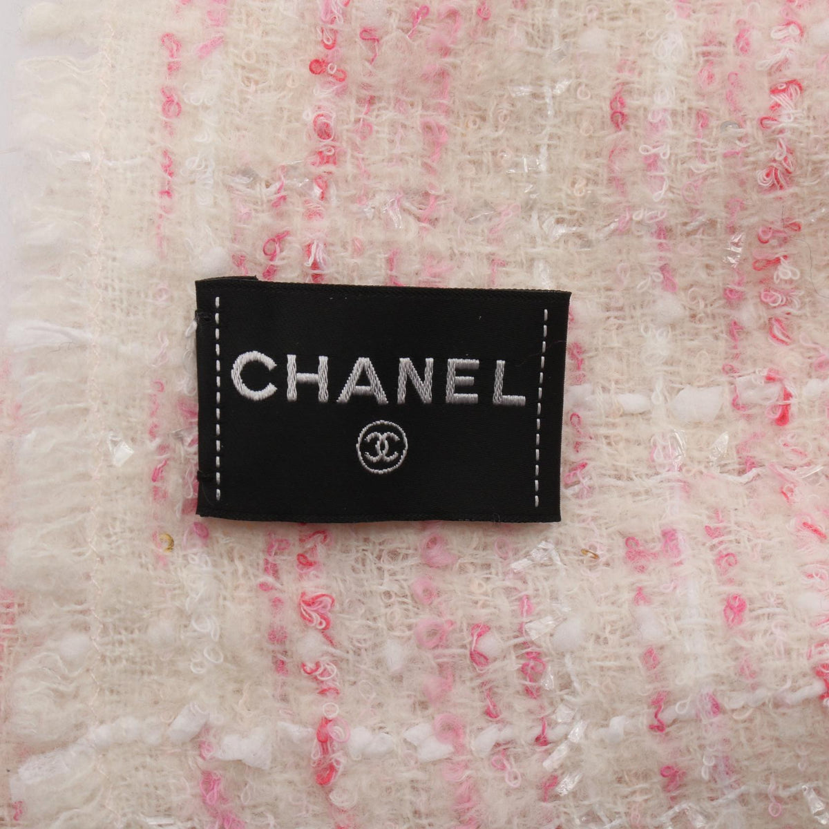 Chanel COCO Mark · Sequin Embellished Scarf