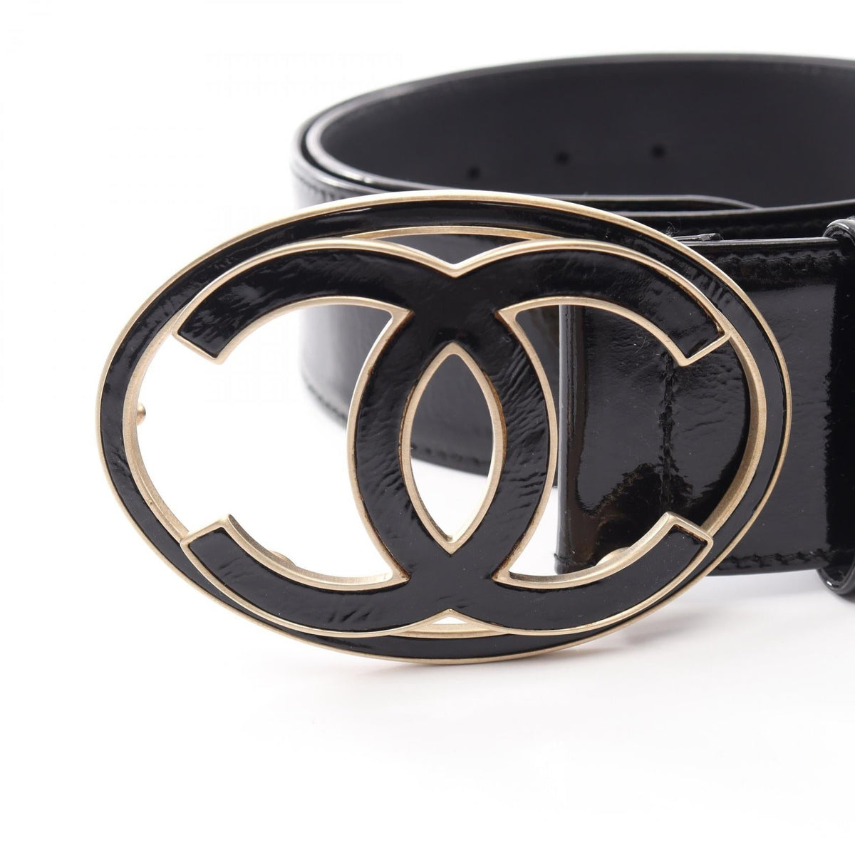 CHANEL Coco · Patent Leather Belt