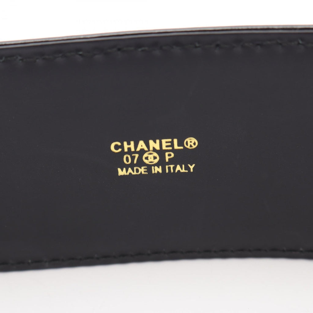 CHANEL Coco · Patent Leather Belt