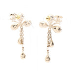 Chanel Flower Drop Earrings · Crystal Pearl