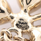 Chanel Flower Drop Earrings · Crystal Pearl