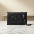 Chanel WOC · Grained Calfskin · Chain