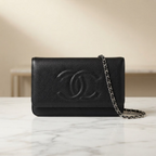 Chanel WOC · Grained Calfskin · Chain