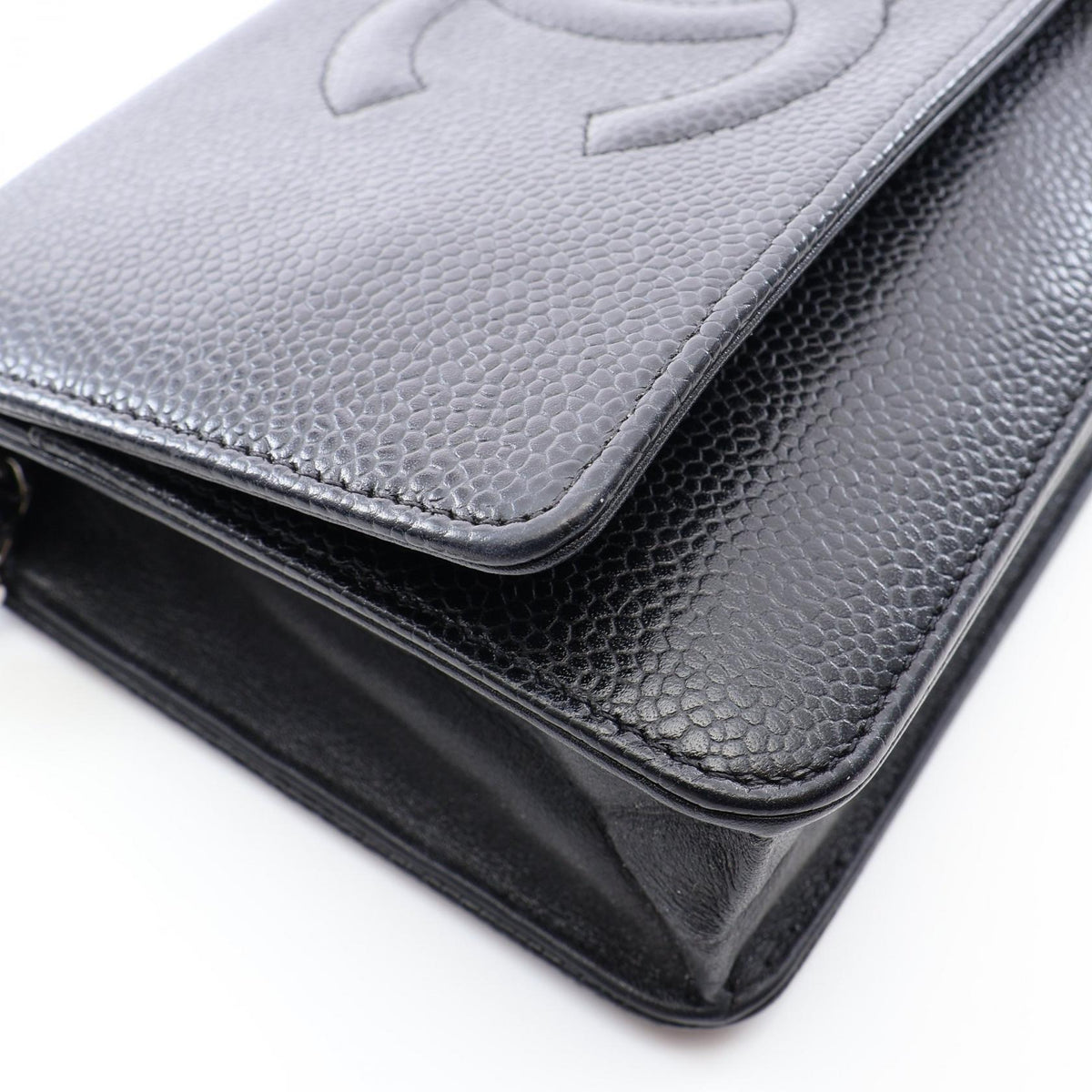 Chanel WOC · Grained Calfskin · Chain