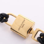 Louis Vuitton LV Padlock · Leather Bracelet