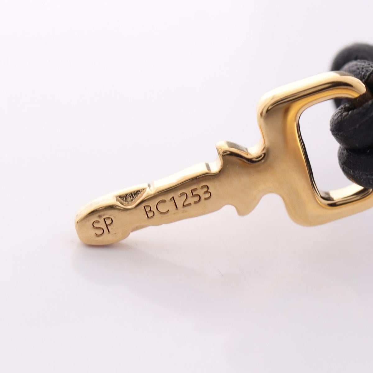 Louis Vuitton LV Padlock · Leather Bracelet