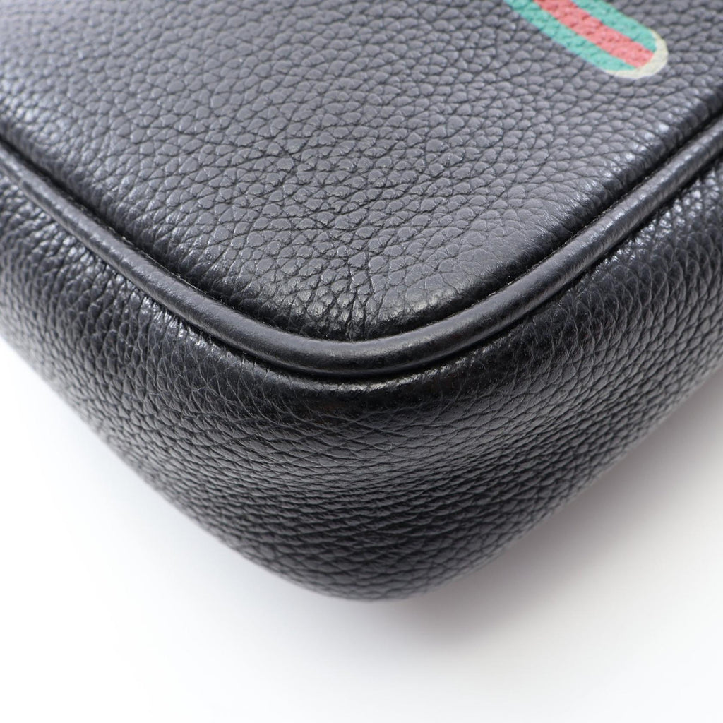 Gucci Webbing Line · Leather Shoulder Bag