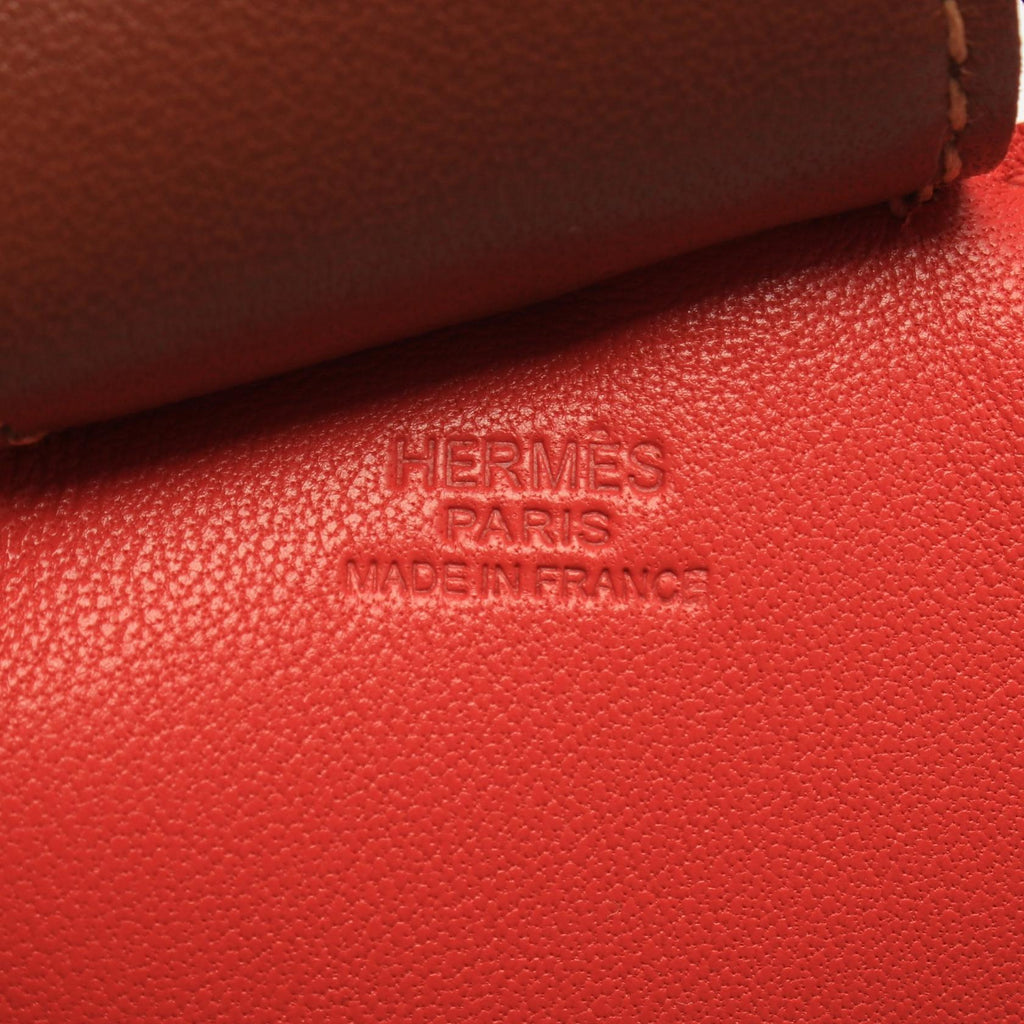 Hermès Rodeo GM · Rose Jaipur · Agneau Milo