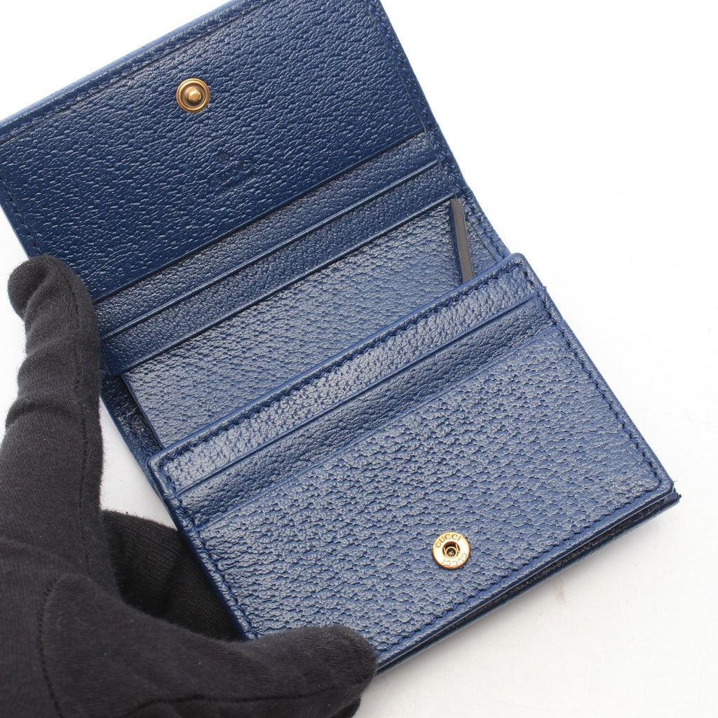 Gucci Double G Bamboo · Leather Wallet