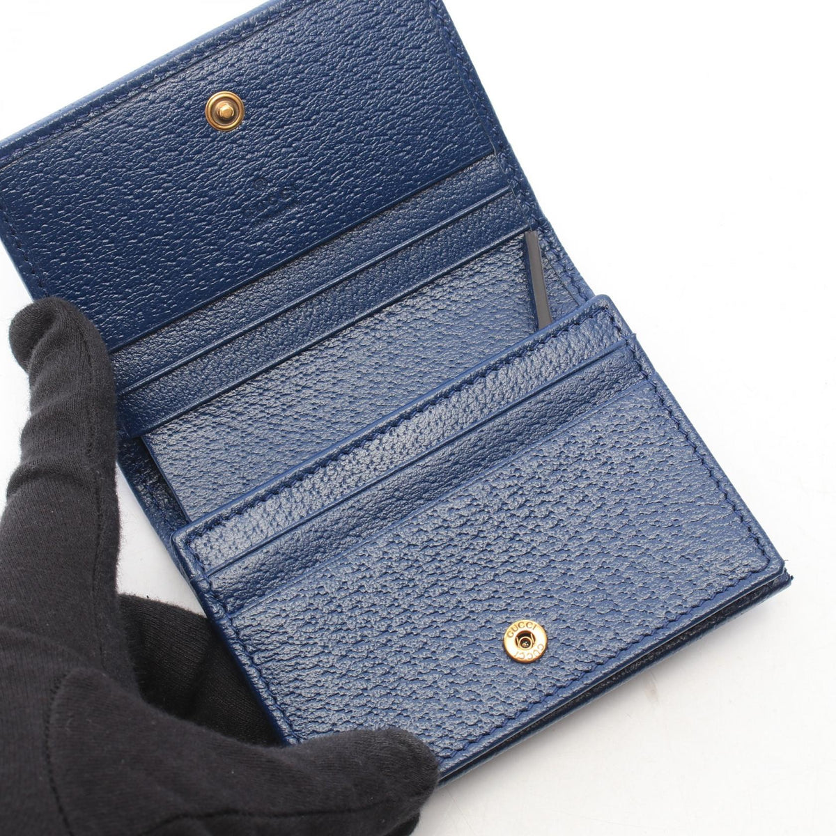 Gucci Double G Bamboo · Leather Wallet