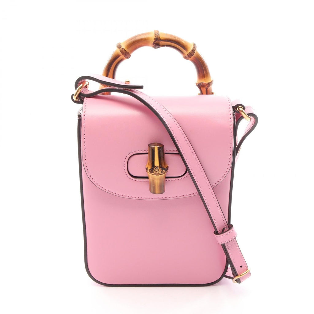 Gucci Bamboo Mini · Leather Crossbody