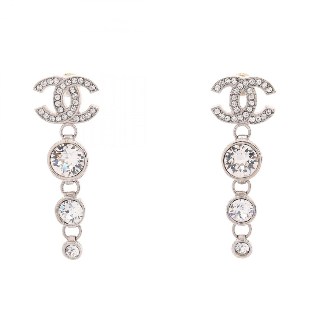 Chanel CC · Rhinestone Earrings