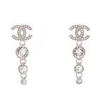 Chanel CC · Rhinestone Earrings