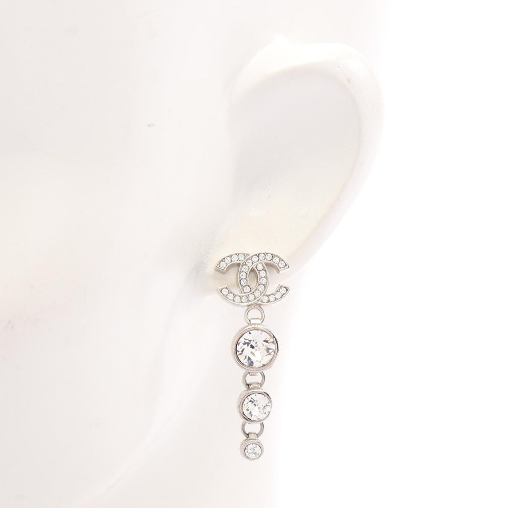 Chanel CC · Rhinestone Earrings