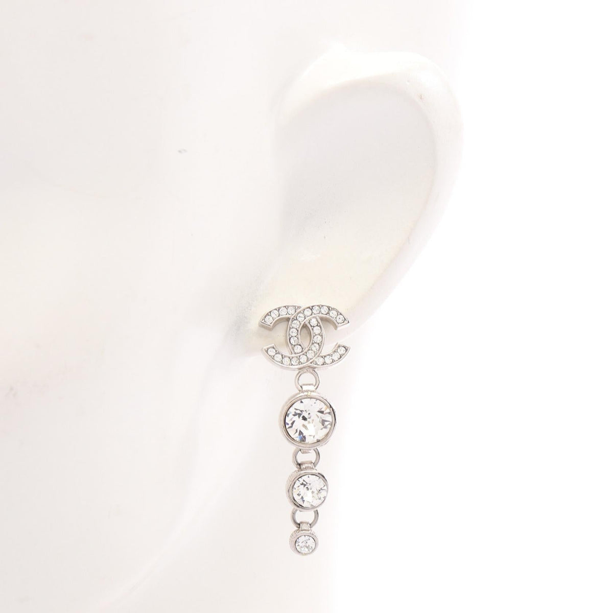 Chanel CC · Rhinestone Earrings