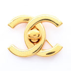 Chanel COCO Mark · Gold-Plated Brooch