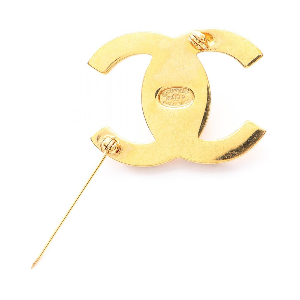 Chanel COCO Mark · Gold-Plated Brooch