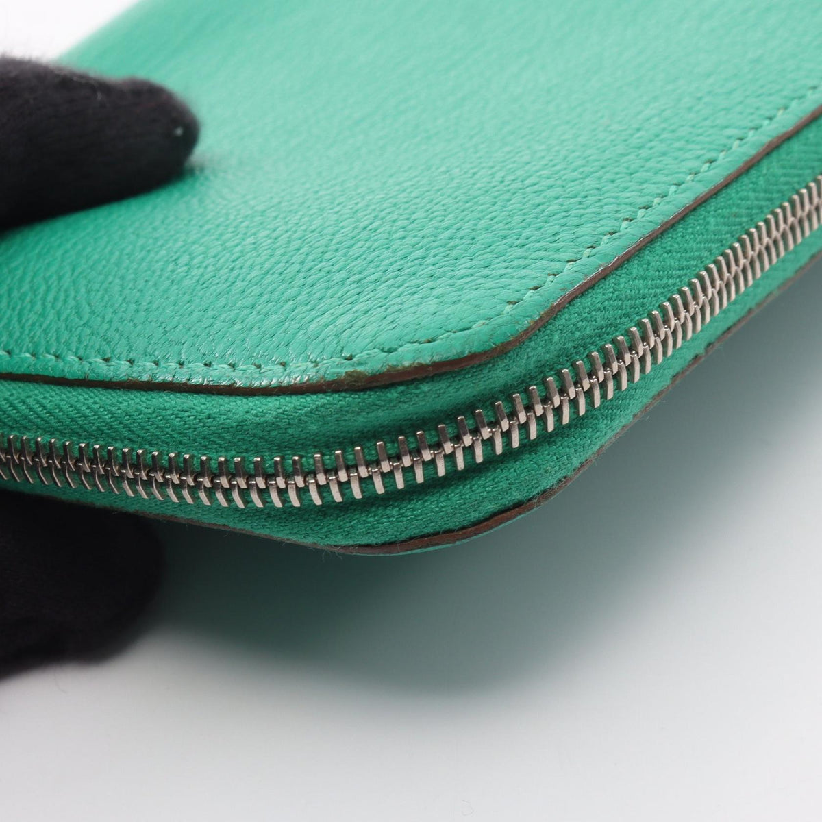 Hermès Azap Long · Menthe Chèvre