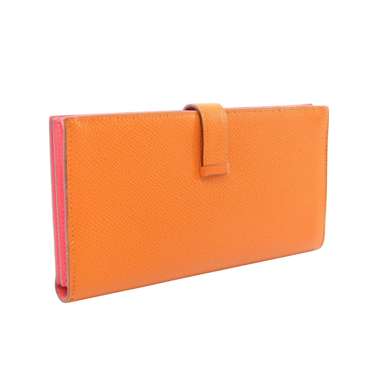 Hermès Bearn Soufflet · Apricot Epsom