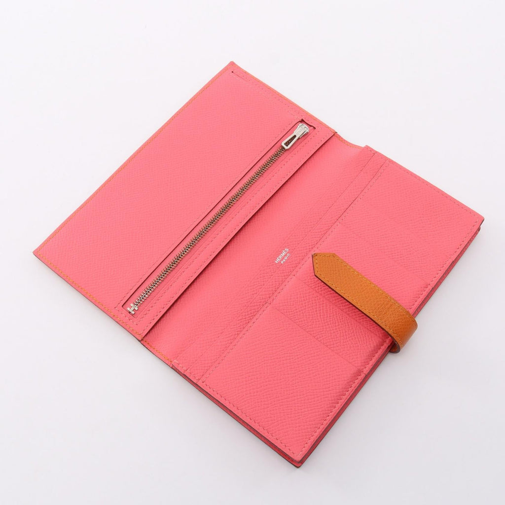 Hermès Bearn Soufflet · Apricot Epsom