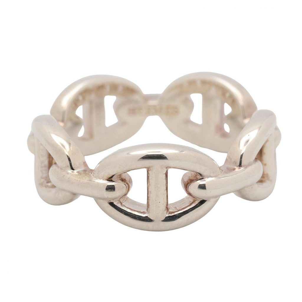 Hermès Enchaînée PM · Sterling Silver Ring