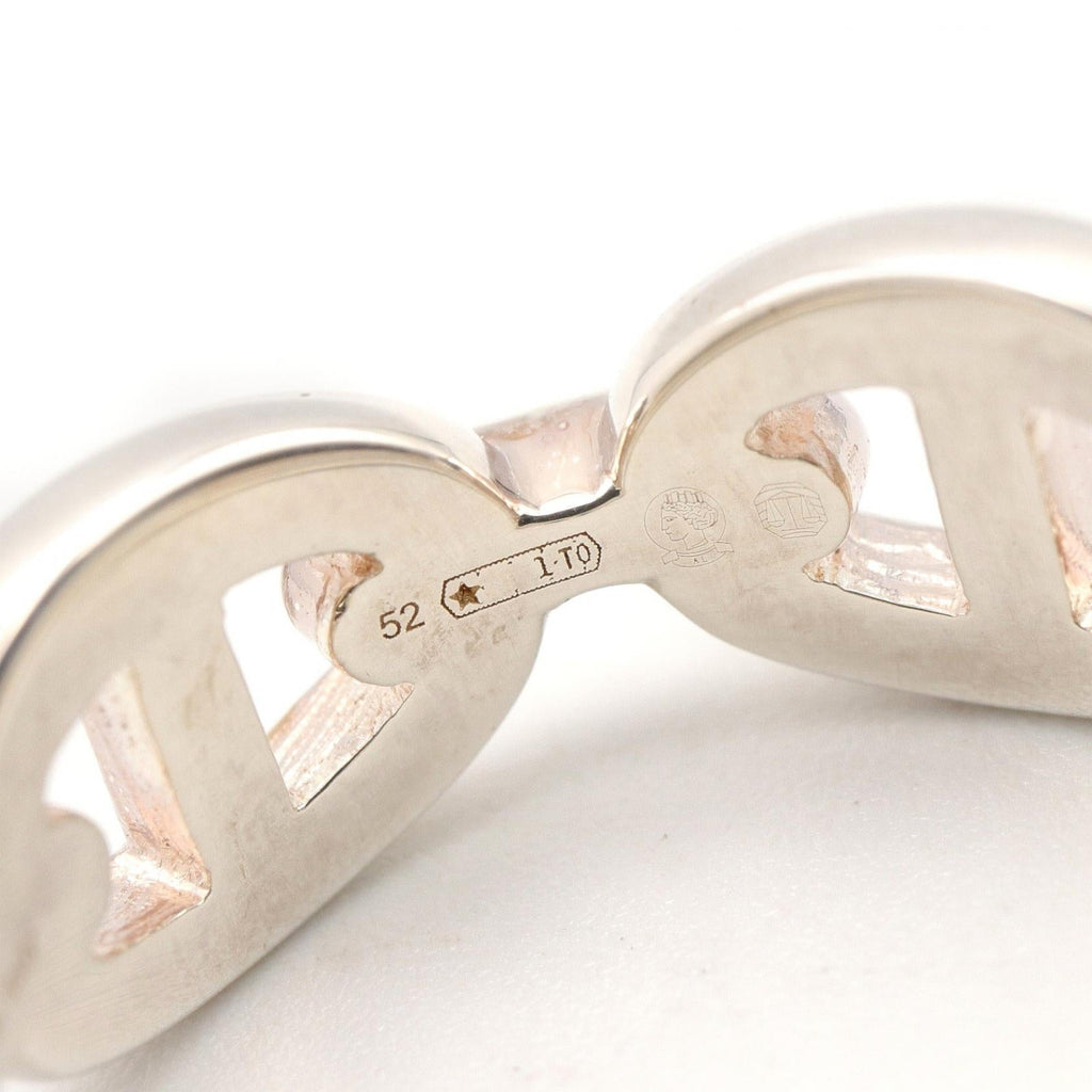 Hermès Enchaînée PM · Sterling Silver Ring