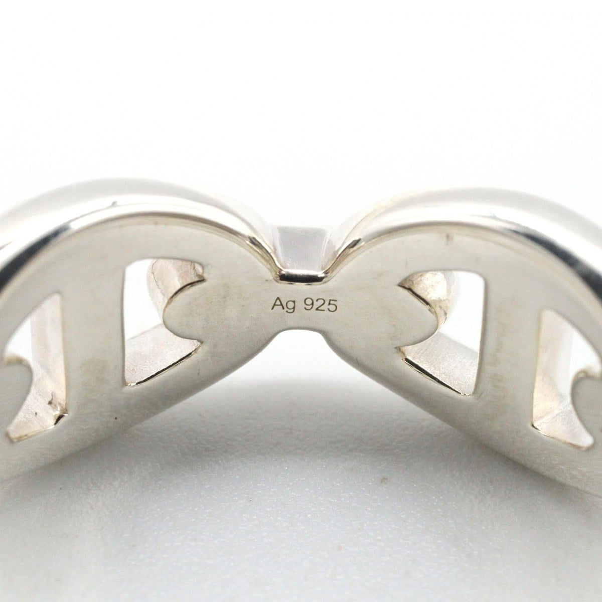 Hermès Enchaînée PM Ring · Sterling Silver