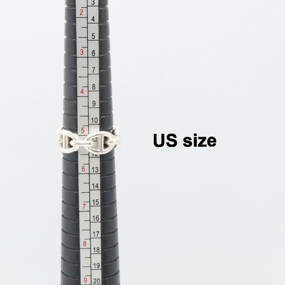 Hermès Enchaînée PM Ring · Sterling Silver