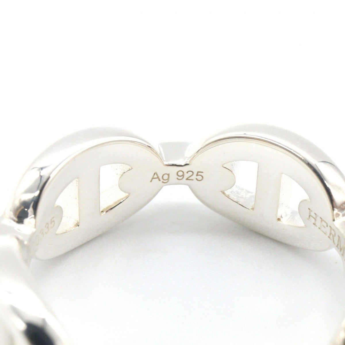 Hermès Enchaînée PM Ring · Sterling Silver