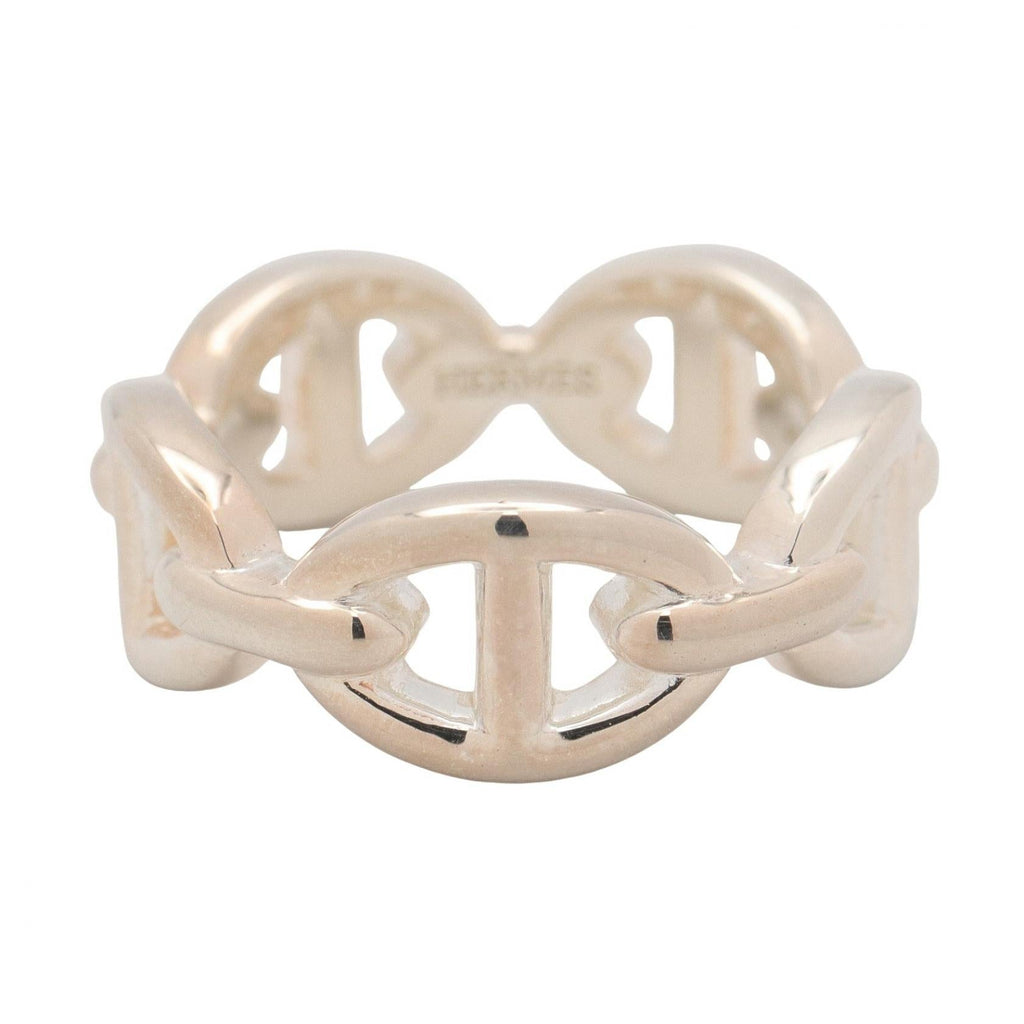 Hermès Enchaînée PM · Sterling Silver Ring