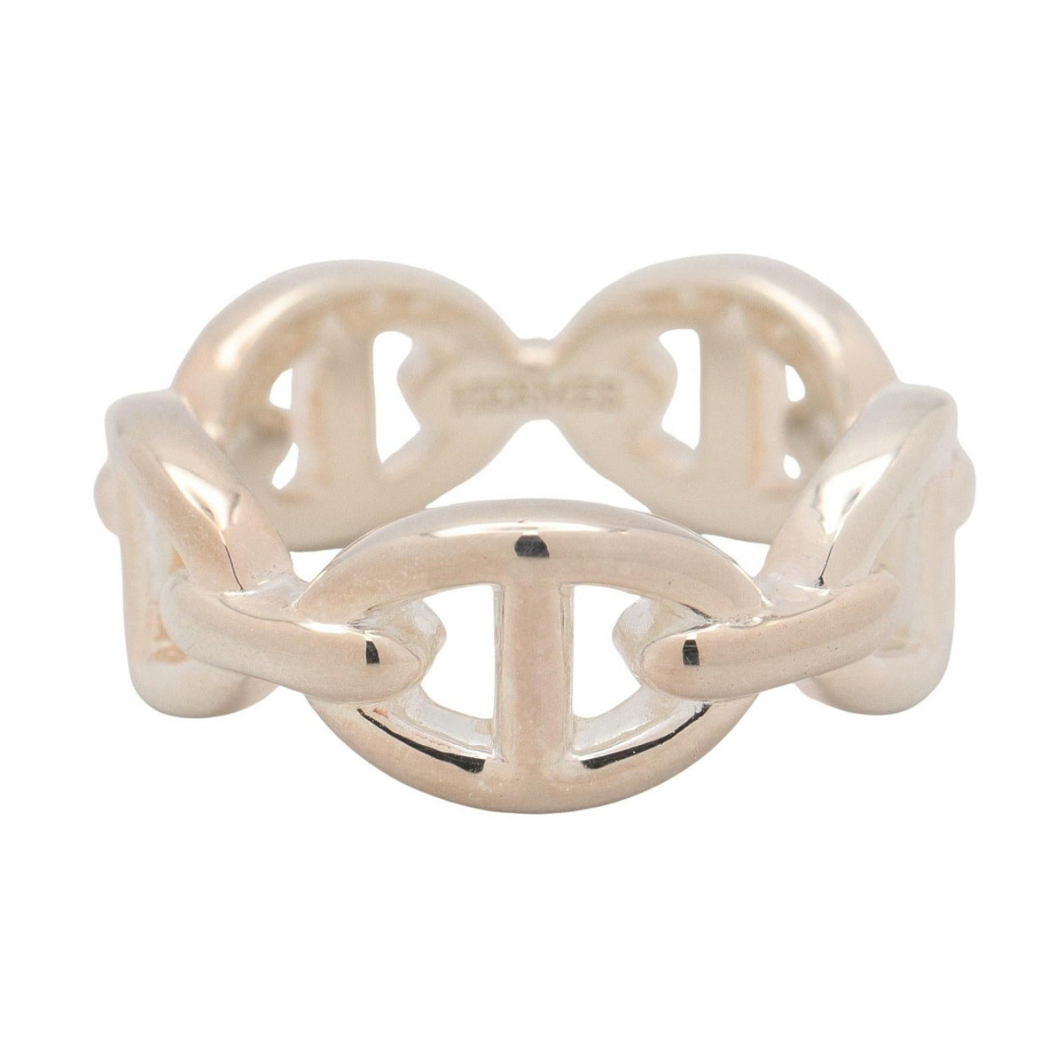 Hermès Enchaînée PM · Sterling Silver Ring