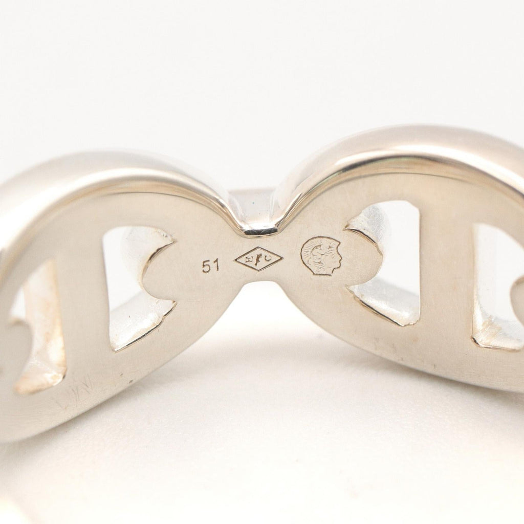 Hermès Enchaînée PM · Sterling Silver Ring