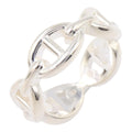 Hermès Enchaînée PM · Sterling Silver Ring