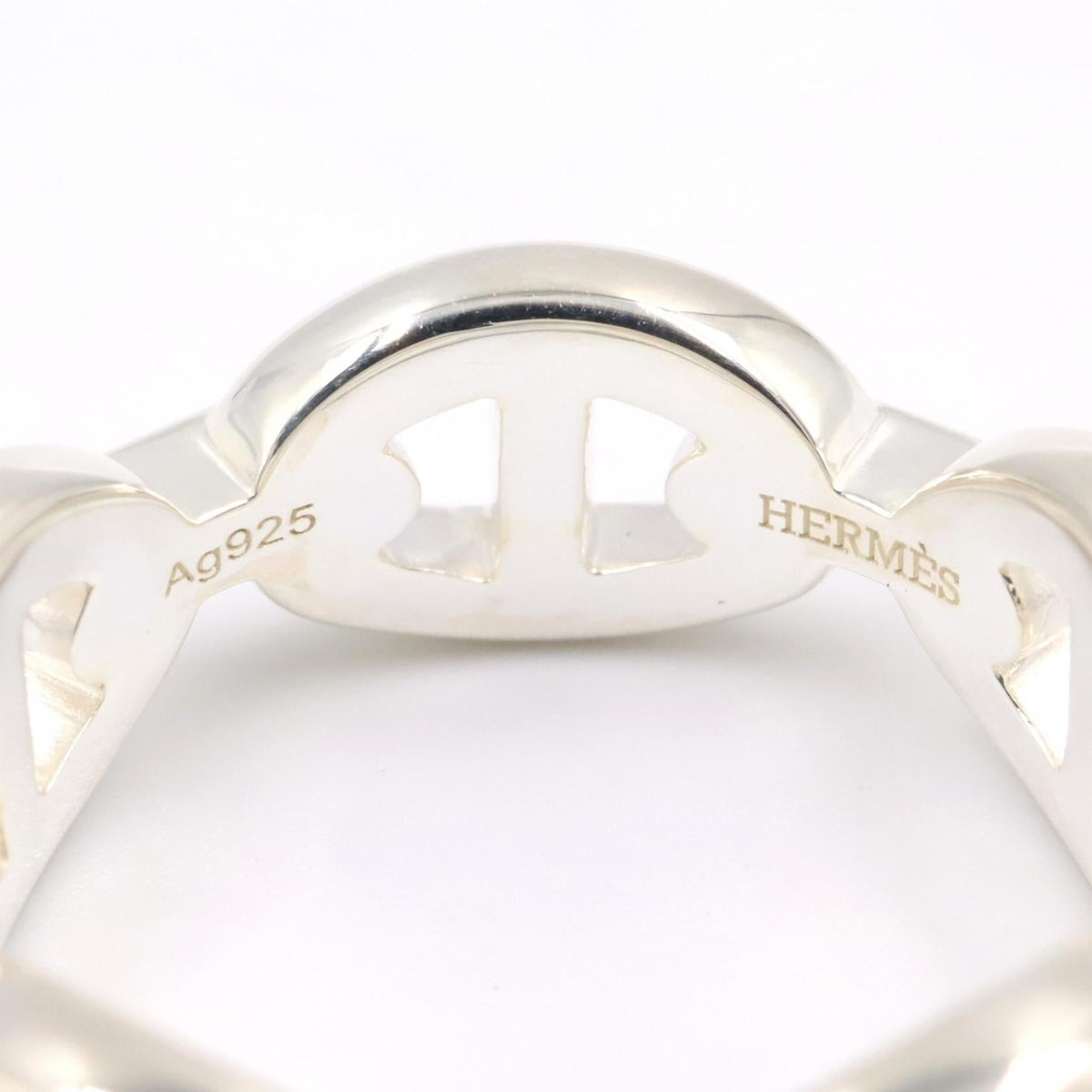 Hermès Enchaînée PM · Sterling Silver Ring