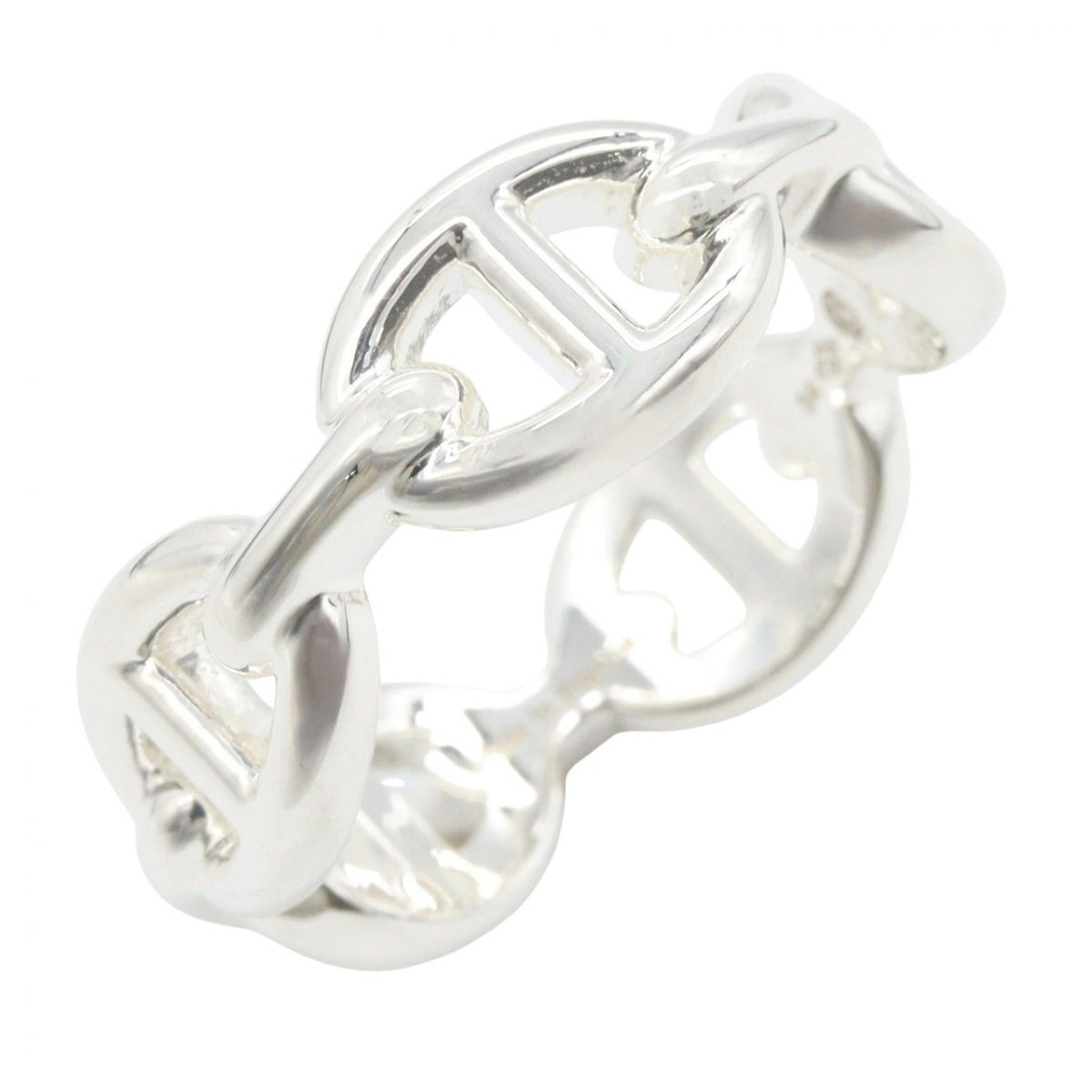 Hermès Enchaînée PM · Sterling Silver Ring