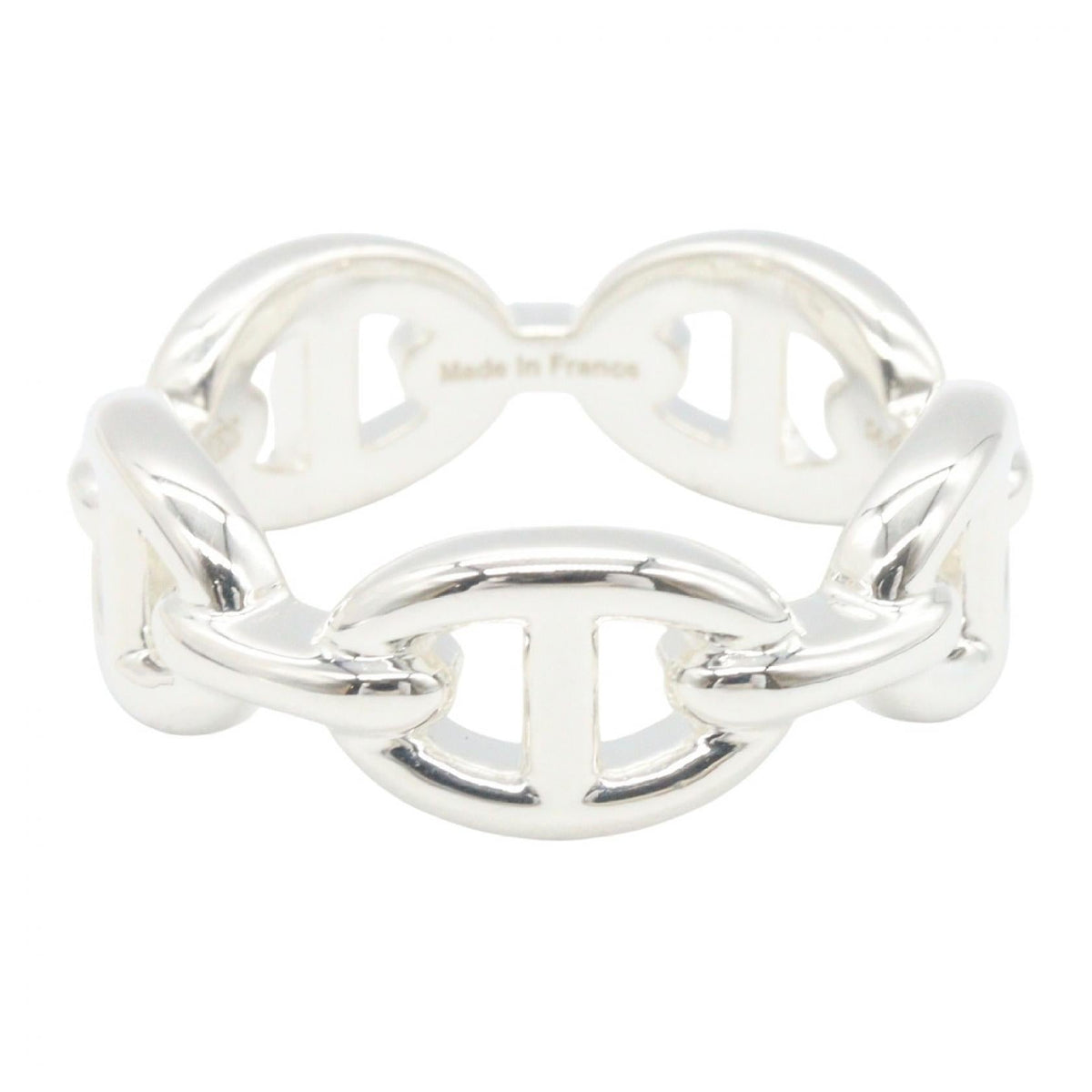 Hermès Enchaînée PM · Sterling Silver Ring