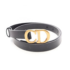 Dior CD Logo Buckle · Leather Belt
