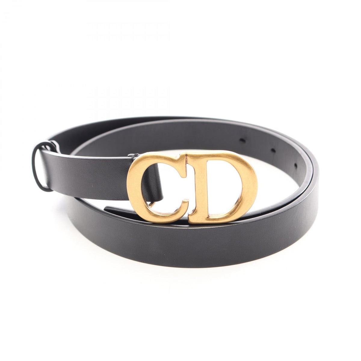 Dior CD Logo Buckle · Leather Belt