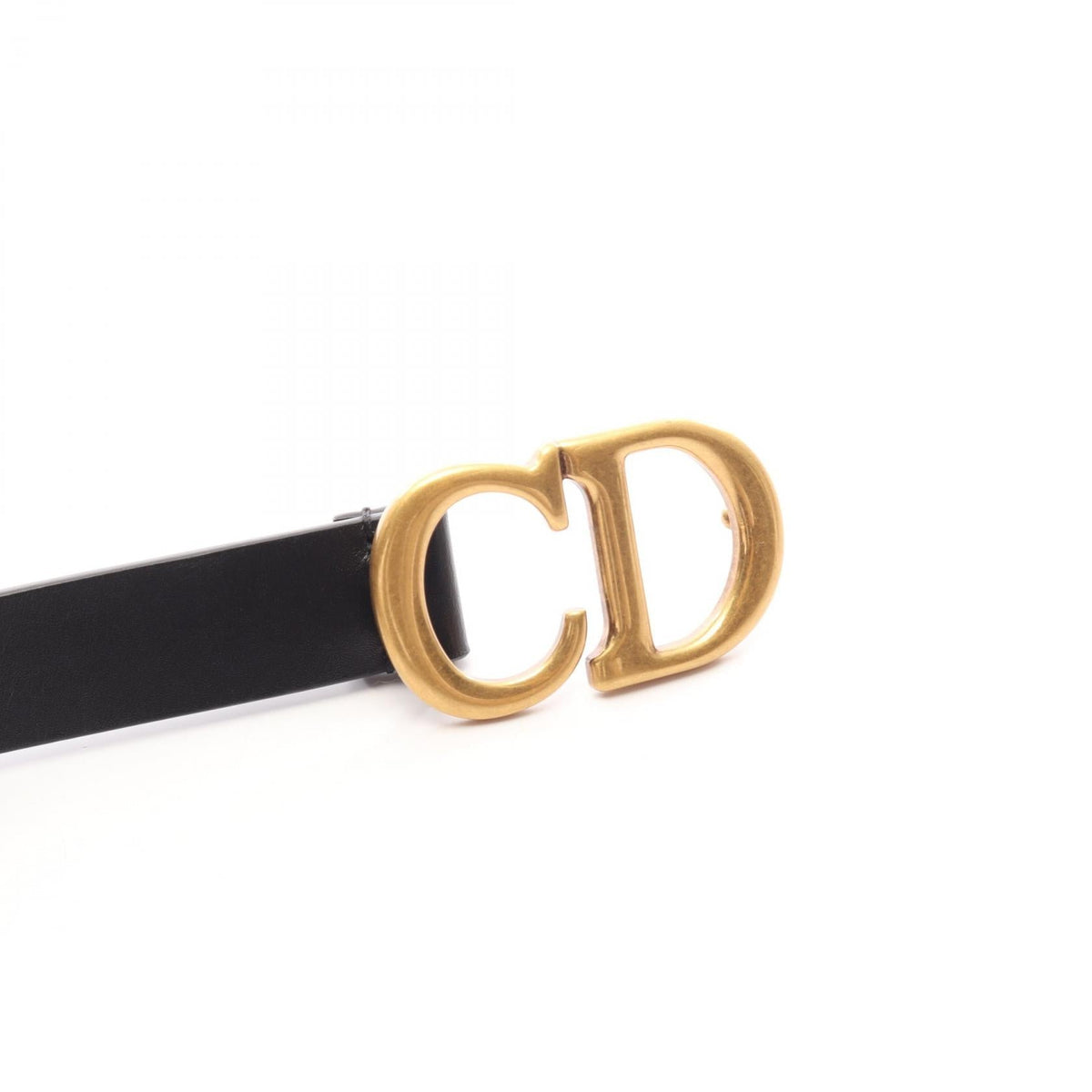 Dior CD Logo Buckle · Leather Belt